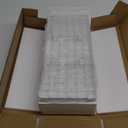 QEEIG White Bathroom Shelves Over Toilet - Wall Mounted Floating Shelves Farmhouse Shelf Toilet Paper Storage Small 16 inch Set of 2 (019-W2)