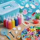 Magic Water Elf Toy Kits, Aqua Fairy Water Gel for Kids, 12 Gels 10 Molds, Squishies Squishy Toy Maker, Arts Crafts Magic Gel Water Pets Set for ages 3+ Girls Boys Toys Birthday Christmas Easter Gifts