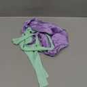 LitBear 100% Mulberry Silk Bonnet for Sleeping Women, 6A 22 Momme, Large Double-Layer Hair Wrap with Tie Band (Purple)