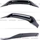 2014-2019 Compatible with Toyota Corolla Sedan Rear Trunk Spoiler, R Style Duckbill Design, Gloss Black ABS WheelX