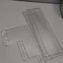 Yieach 3 Tier Acrylic Display Stands for Cupcake Stand, Dessert, Perfume Stand Organizer and Figurine Display Shelf, Tiered Clear Acrylic Display Risers for Cologne, Collection, Spice Rack, Perfume Display