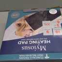 Massaging Weighted Heating Pad for Back Pain Relief,Heating Pads for Neck, Shoulder,Cramp,Portable Heated Pad with 3 Heat Settings & 6 Massage,18 Relaxing Combinations,Auto Off,20"*24",Light Grey