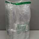 100 Sets 16oz Disposable Stemless Plastic Cups with Strawless Sip Lids, Clear PET Coffee Cups for Iced Coffee, Cold Drinks, Halloween, Christmas, Party and Drink Shop Supplies (Clear (16oz))