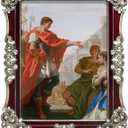 Metal 5x7 Picture Frame Made of High Definition Glass Vintage Picture Frames for Tabletop Display Photo Frame Dcor Red 1 Pack