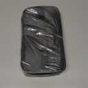 FITYLE Double Layer Makeup Bag Toiletry Storage Case with Handle Travel Essentials Durable Dustproof with Zipper Travel Cosmetic Bag black