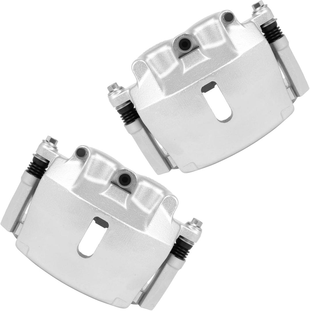 cciyu Front Left & Right Brake Calipers Assembly w/Bracket 18B4861 18B4860 2004 2005 For Ford For F-150,2005 For Ford For Lobo