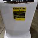 BLACK+DECKER 0.9 Cu. Ft. Portable Washer, 6.6 lb. Capacity Washing Machine for Homes & Apartments, 5 Wash Cycles, Quick Connect Sink Adapter and Drain Hose Included, Transparent Lid, BPWM09W, White