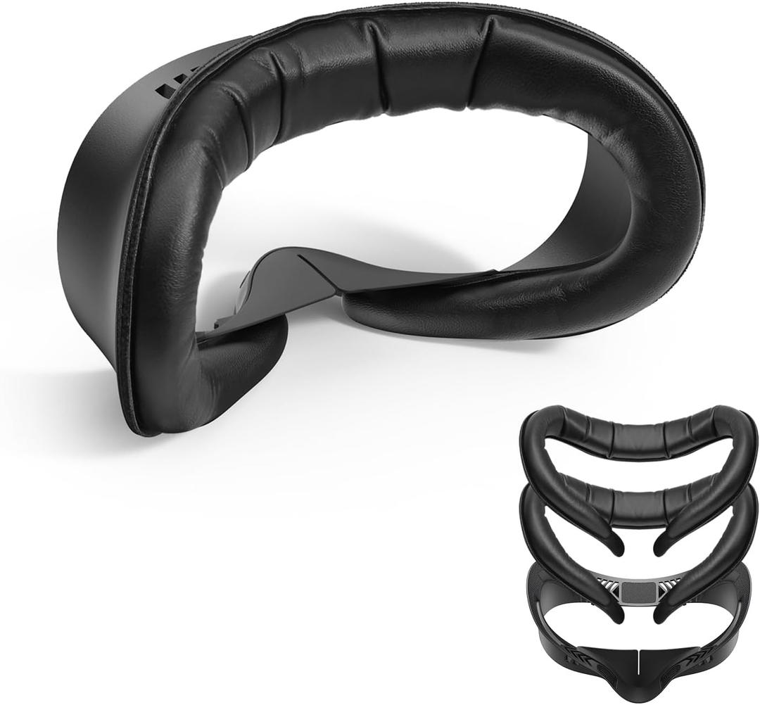 KIWI design V4 Facial Interface, 2 Face Pads Compatible with Oculus/Meta Quest 3S, Accessories for Quest 3S, NOT Compatible with Meta Quest 3