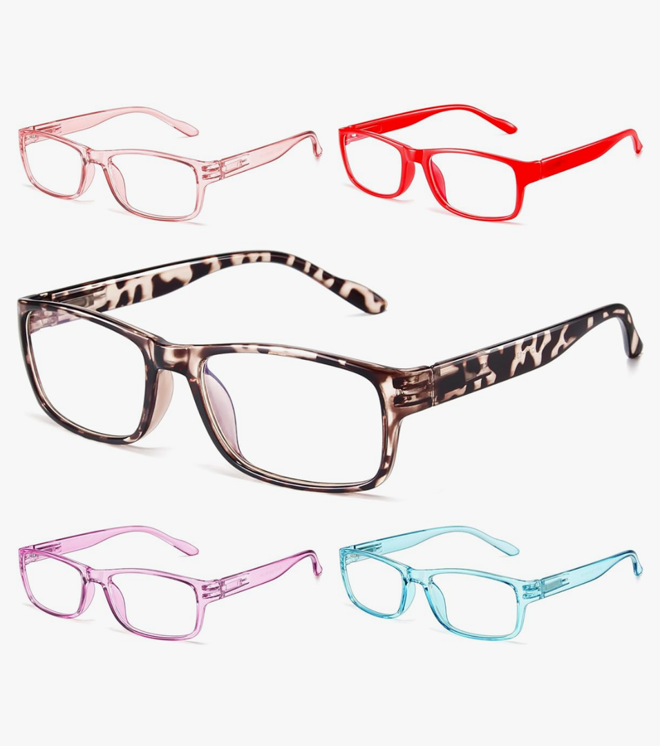 Gaoye Professional Reading Glasses for All Day - Computer Readers with Blue Light Protection - Value Pack +3.0