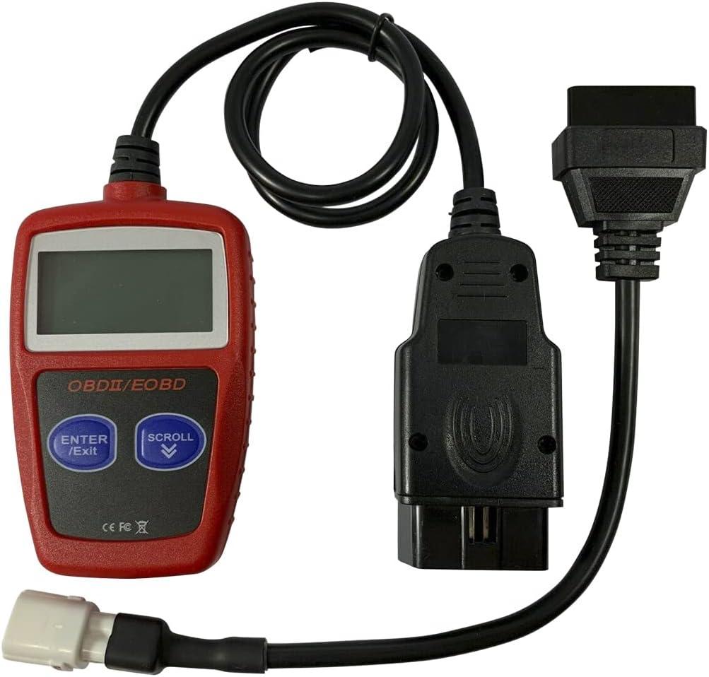 OBD2 Diagnostic Code Reader Adapter Scanner for Yamaha Motorcycle ATV