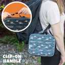Premium Insulated Lunch Box for Boys- Built to Last W/Solid Metal Frame | Heavy-Duty Zipper, Water Resistant Lining, Clip On Handle, Kids Cooler Sleeve Reusable Lunch Bag Fits Bento Box, Easy-Clean