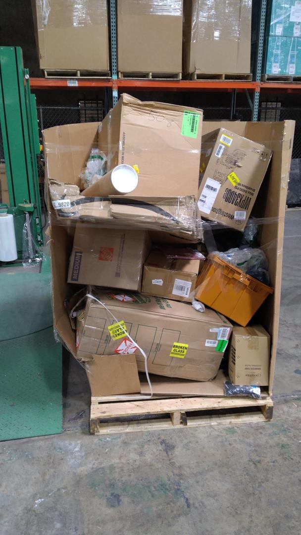 Pallet Of Salvage Items