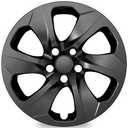 4-Pack Hubcaps Compatible with Toyota RAV4 2019 2020 2021 2022 2023 2024, 17 inch 17" Steel Wheel, Wheel Covers Skins, Snap On Tire Cover Replacement (Black Color)
