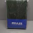 MIULEE Velvet Curtains 90 inches 2 Panels - Luxury Room Darkening Curtains for Bedroom Living Room Thermal Insulated Super Soft Window Drapes Rod Pocket & Back Tab, Olive Green, W 52 x L 90 inch