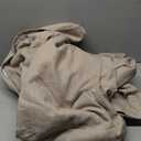 70 Inch Extra Wide Blackout Curtain 2 Panels 84 Inches Long for Living Room, Pinch Pleated Natural Linen Cream Beige Thermal Drapes with Back Tab Noise Canceling Privacy for Bedroom Large Window Birch