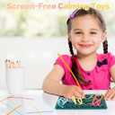 3 x ddLUCK Sensory Activity Board, Silicone Fidget Toy for Stress Relief, Calming, Focus, ADHD and Autism, 6 Colors Sensory Toys Game Controller for Kids 2+ & Adults with 20 Strings