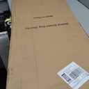 Dog Door for Sliding Glass Door, Adjustable Height 75 3/5" to 80" Sliding Door Pet Door Insert with Screen Design, Suitable for Large Dogs Up to 75 lbs, New