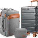 Luggage Sets 3 Piece, 20 Inch Hardshell Carry On Luggage 22x14x9 Airline Approved, Suitcase with TSA Locks & YKK Zippers, Carry On Suitcase with Wheels for Men & Women Travel