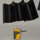 Tetra-Teknica GMH-01-2P 4-in Steel Wall Mount Ladder and Wheelbarrow Hanger, Matte Black, Pack of 2