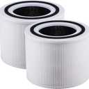2 Pack Air Purifier replacement filter for Levoit Core 300 and Core 300S VortexAir Air Purifier, H13 true hepa filter Core 300-RF White