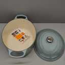 Le Creuset Enameled Cast Iron Signature Oval Dutch Oven, 8 qt., Sea Salt