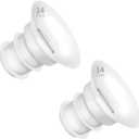 Silicone Flange Insert 14mm Compatible with Spectra/Motif Luna/medela/momcozy/ameda/zomee/Tsrete/Willow/Elvie Stride 24mm Breast Shield Reduce Nipple Tunnel Replace Nipple Cushion Pump Part