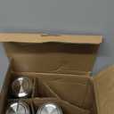 Sursip Glass Juice Bottles 6 Pack 12 oz  Wide Mouth Borosilicate Glass Bottles with Lids  Heat-Resistant, Leakproof, BPA Free, Reusable for Juicing, Smoothies, Milk, Protein Drinks, Water