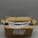 Lanpn Metal Christmas Tree Collar 20 inch, Christmas Tree Ring Collar for Small Mini Pencil Xmas Stand Cover Real Artificial Trees Indoor Outdoor Decoration (Bronze, Horizontal Weave)