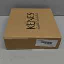 KENES Single Handle Bathroom Sink Faucet, Brushed Nickel Vanity Faucet for Bathroom Sink, with Pop Up Drain Stopper & Water Supply Lines LJ-9031 (Short)