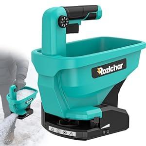 Rozlchar Power Spreader Compatible for Makita 18V Battery, Seed Spreader for Year-Round, Covers Up to 5, 000 sq. ft.(Tool Only)