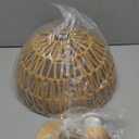 Boho Pendant Light Fixture Kitchen Chandelier Rattan Hanging Light Flush Mount Ceiling Light Boho Lamp Shade Wooden Base Bohemian Chandeliers for Hallway Bedroom Chandelier Dinning Light Fixture