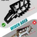 Foot Pegs for Surron Ultra Bee,7075 Aluminum CNC Footpegs Footrests Pedals for Dirt Bike Sur Ron Ultrabee Black