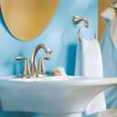 Moen Eva Brushed Nickel Transitional Single Robe Hook, Wall Mounted Hanger for Bath Robe or Towel, YB2803BN
