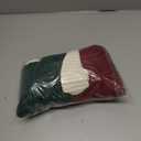 Aoriher Large Christmas Stockings with DIY Name Tags, 18 Inch Knitted Stockings Xmas Stocking Decorations with Christmas Stocking Tags for Family Decor(Style B,Red White Green)