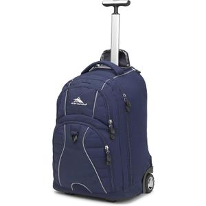 High Sierra Freewheel Wheeled Laptop Backpack, True Navy, 20.5 x 13.5 x 8-Inch (One Size, True Navy)