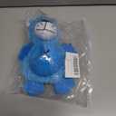 Interactive Dog Toys, Plush Dog Toy with Treat Dispensing Ball, Squeaky Dog Toy with Cute Plastic Paws for Playing,Slow Eat Hiding Food Enrichment Toy for Small & Medium Breeds (Blue)