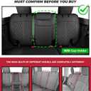 for Jeep Wrangler Seat Covers 4Door JL 2018 2019 2020 2021 2022 2023 2024 2025 2026, Custom Fit Car Seat Cover Full Set, Luxury Waterproof Leather Seat Protectors, Black, W/O Rear Cup Holder