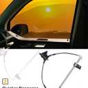 A-Premium Rear Passenger Side Power Window Regulator, Without Motor