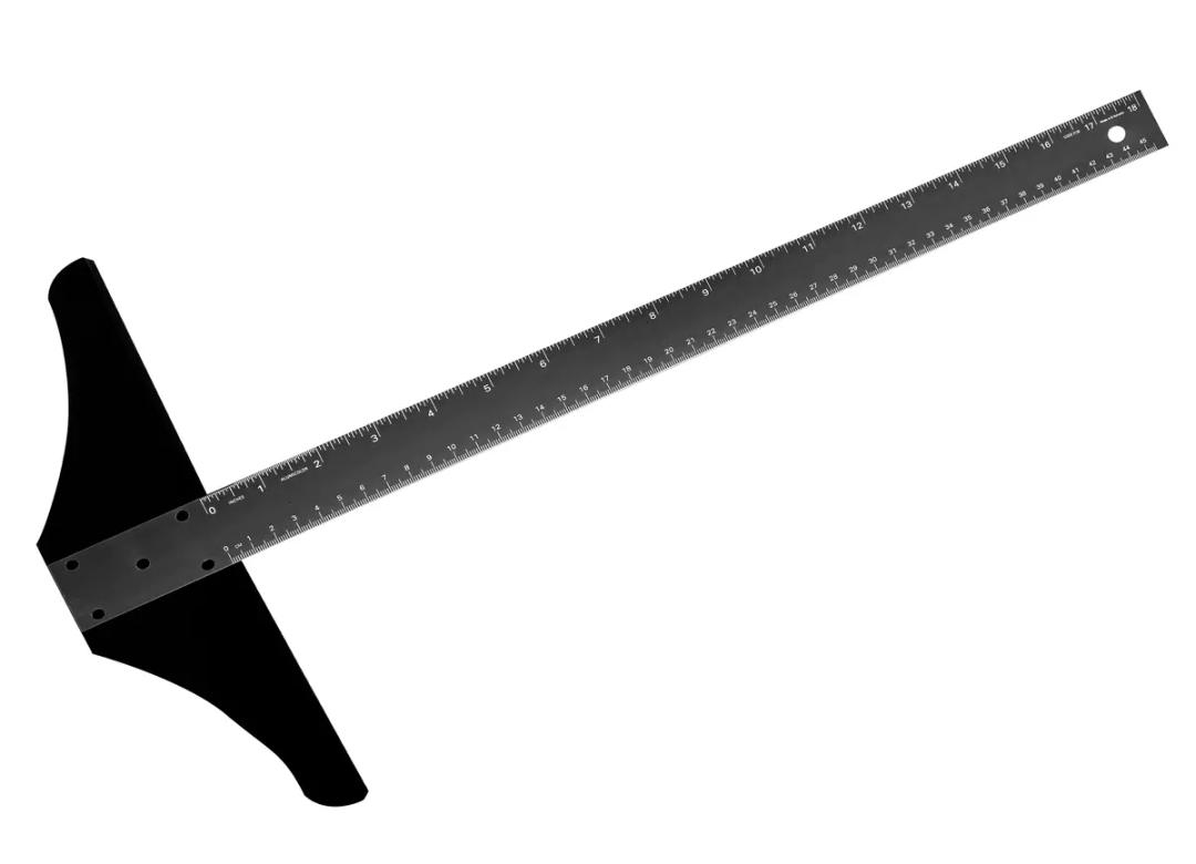 Custom Printed 25 Inch Alumicolor Standard T Square Ruler