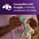 Philips Avent Soothie Baby Pacifiers - 100% Silicone Pacifiers for Babies 0-3 Months, One-Piece Design, BPA-Free, Extra Durable, Green, 4 Pack, Model SCF190/41