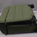 LUGGEX Softside Underseat Carry On Luggage with Spinner Wheels, Green | Personal Item Luggage, Lightweight Soft-Sided Suitcase, Spinner Wheels, 2-Day Travel Bag, UDS, UX-Pro, 18 Inch