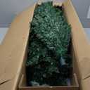 9 ft. PVC Artificial Slim Pencil Unlit Christmas Tree with Stand Home Holiday Decor Green