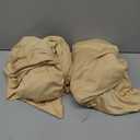 10ft x 10ft Wrinkle Free Beige Backdrop Curtains for Parties, Polyester Photo Backdrop Drapes 2 Panels 5x10ft Cloth for Wedding Birthday Party Photography Background