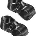 M METERXITY 2-Pack Structural Pipe Connector, Cross Grid Pipe Clamps Steel Pipe Connector for OD 1.1" or 28MM Pipe, Conduit Connectors with Screws