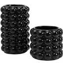 YANWE1 Black Bubble Vases, Black Ceramic Vases , Boho Flower Vase for Pampas Grass, Decorative Vase for Dining Table, Wedding, Fireplace Mantel, Office, Wedding