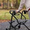 Zebra Stripe Rollator Seat Cushion Back Bar Cover Set Rollator Walker Seat Back Covers Stretchy Rollator Walker Accessories