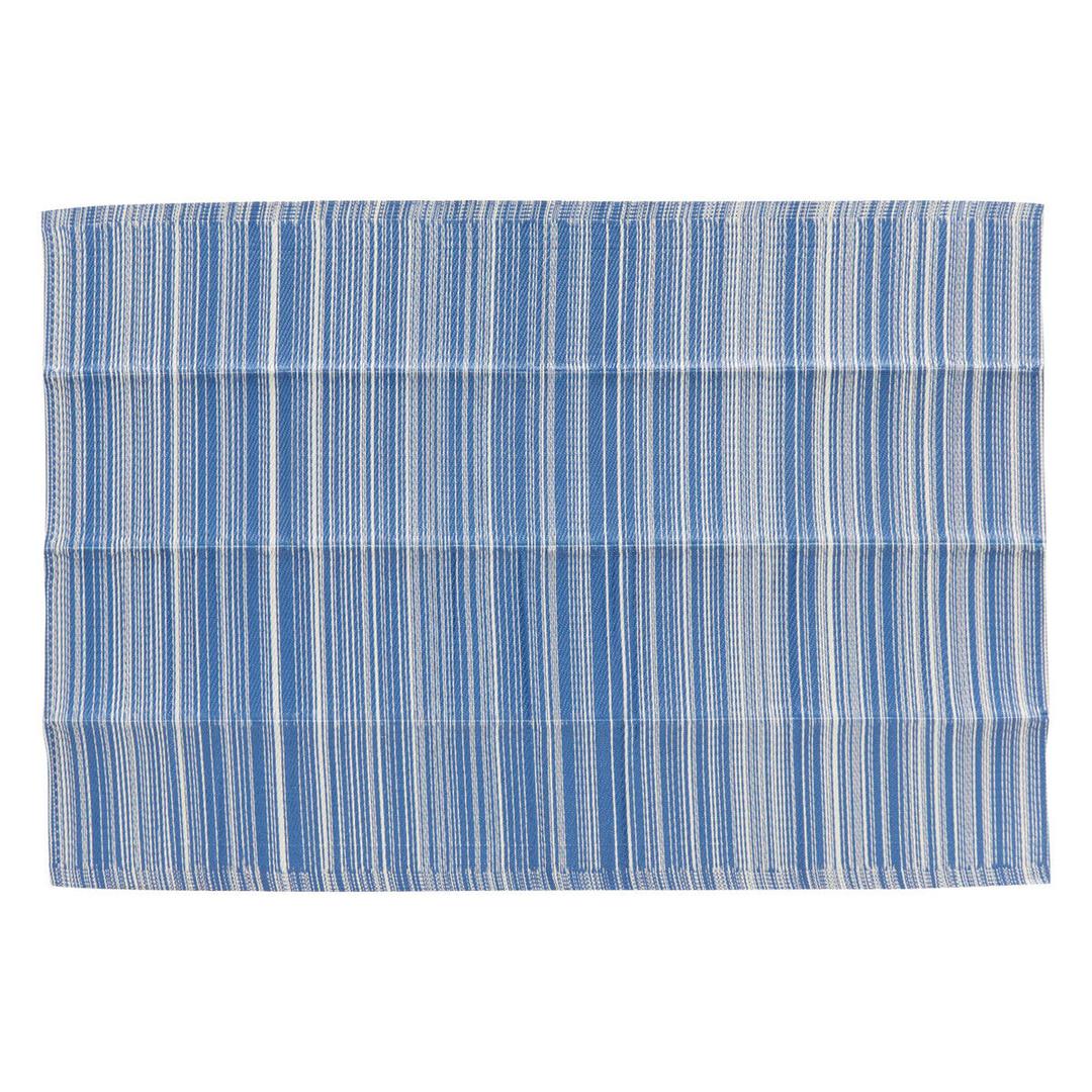 5x7 Ft Blue White Outdoor Rug RV Plastic Straw Mat Camping Beach ...