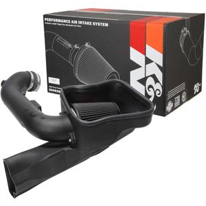 K&N Cold Air Intake System: High-Flow Air-Filter, Increase Performance & Horsepower: Compatible with 2018-2023 FORD Mustang GT, 30-2605