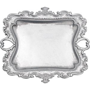 Vintage Small Sliver Ring Dish, Birthday & Wedding Gifts for WomenWedding Ring Tray -Sliver (1 Pack)