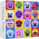 Flower Jigsaw Puzzles 1000 Pieces, PICKFORU Colorful Wildflower Pansy Puzzles for Adults, Floral Pop Art Puzzle, Challenging Plant Theme as Wall Decor